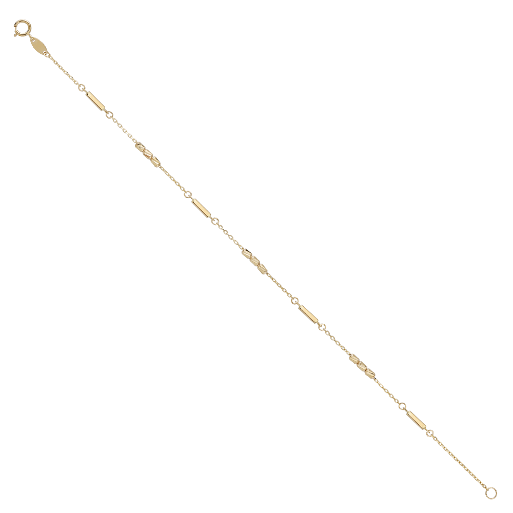 Goldarmband in 585/- Gelbgold Kugel 3037